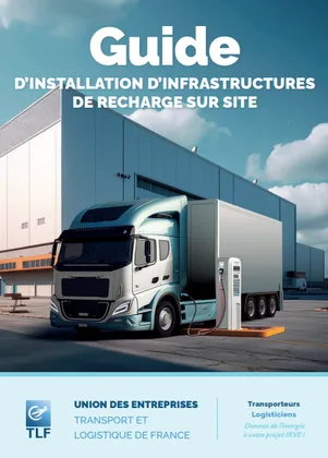 Couverture du guide d'installation d'infrastructures de recharge sur site