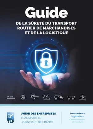 Couverture du guide de la sûreté du transport routier de marchandises et de la logistique
